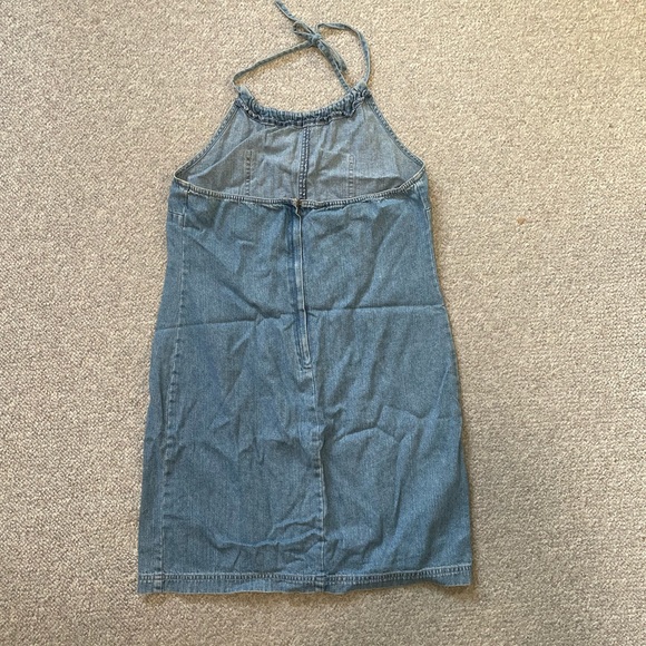 Vintage denim mini halter dress, 90’s Esprit, medium - Picture 2 of 2